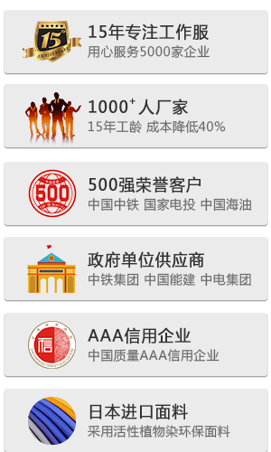 佳莉服飾榮譽(yù)資質(zhì)