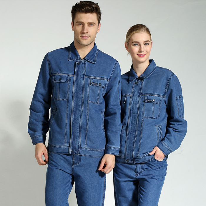 國家電網電力服 純棉牛仔施工服 JL-GC018